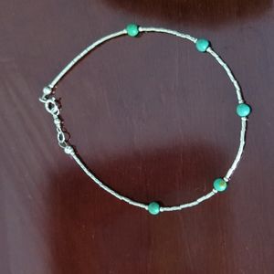 Turquoise ankle bracelet